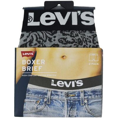 Levis, Hommes, Sous-vêtements, Boxer 2 paires Briefs 37149-0706 - S, Gris, (lot de 2, S) - Publicité Levis, Hommes, Sous-vêtements, Boxer 2 paires Briefs 37149-0706 - S, Gris, (lot de 2, S) - Publicité