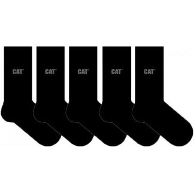 Cat, Hommes, Chaussettes, Business, Noir, (Pack de 5, 43 - 46) - Publicité Cat, Hommes, Chaussettes, Business, Noir, (Pack de 5, 43 - 46) - Publicité