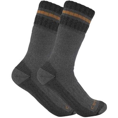 Carhartt, Hommes, Chaussettes, Skarpety SyntheticWool Heav Blend Grey, Gris, (lot de 2, XL) - Publicité Carhartt, Hommes, Chaussettes, Skarpety SyntheticWool Heav Blend Grey, Gris, (lot de 2, XL) - Publicité