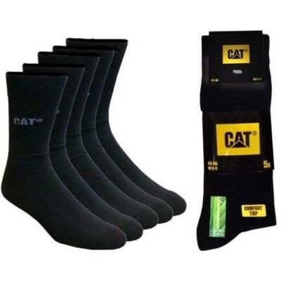 Cat, Hommes, Chaussettes, Business, Noir, (Pack de 5, 43 - 46) - Publicité Cat, Hommes, Chaussettes, Business, Noir, (Pack de 5, 43 - 46) - Publicité