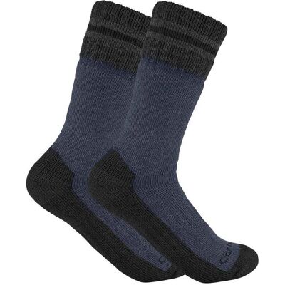 Carhartt, Hommes, Chaussettes, Skarpety SyntheticWool Mélange lourd Denim, Bleu, (lot de 2, XL) - Publicité Carhartt, Hommes, Chaussettes, Skarpety SyntheticWool Mélange lourd Denim, Bleu, (lot de 2, XL) - Publicité