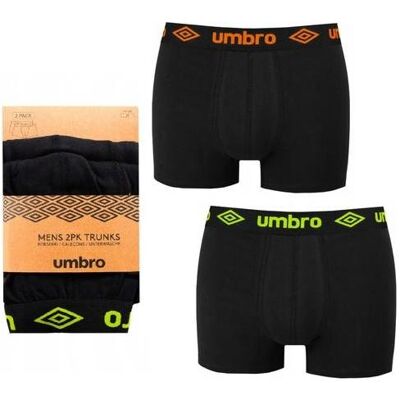 Umbro, Hommes, Sous-vêtements, Lot de 2 boxers pour hommes, (lot de 2, M) - Publicité Umbro, Hommes, Sous-vêtements, Lot de 2 boxers pour hommes, (lot de 2, M) - Publicité