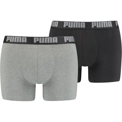 Puma, Hommes, Sous-vêtements, De base, Noir, Gris, (lot de 2, XXL) - Publicité Puma, Hommes, Sous-vêtements, De base, Noir, Gris, (lot de 2, XXL) - Publicité