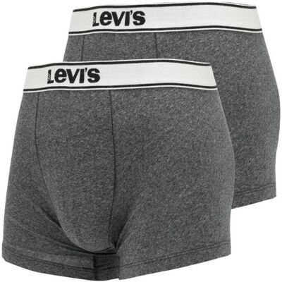 Levis, Hommes, Sous-vêtements, Boxer 2 paires de culottes 37149-0398 gris S, Argent, Gris, (lot de 2, S) - Publicité Levis, Hommes, Sous-vêtements, Boxer 2 paires de culottes 37149-0398 gris S, Argent, Gris, (lot de 2, S) - Publicité