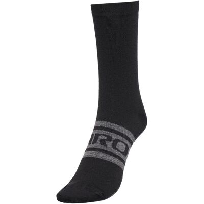 Giro, Hommes, Chaussettes de sport, Chaussettes Mérino Seasonal (43 - 45), Gris, Noir - Publicité Giro, Hommes, Chaussettes de sport, Chaussettes Mérino Seasonal (43 - 45), Gris, Noir - Publicité