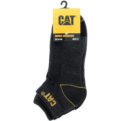 Cat, Hommes, Chaussettes, Chaussettes de sport pour homme – Gris – Pointures 43/46 – 3 paires, Gris, (Lot de 3, 43 - 46) - Publicité Cat, Hommes, Chaussettes, Chaussettes de sport pour homme – Gris – Pointures 43/46 – 3 paires, Gris, (Lot de 3, 43 - 46) - Publicité