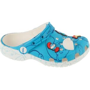 Crocs Unisexe, Chaussons, K's Smurfs Classic Clog, Multicolore, Bleu, (35) - Publicité Crocs Unisexe, Chaussons, K's Smurfs Classic Clog, Multicolore, Bleu, (35) - Publicité