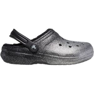 Crocs Unisexe, Chaussons, Mules Classic Glitter Lined Clog - 122121, Gris, Argent, (37) - Publicité Crocs Unisexe, Chaussons, Mules Classic Glitter Lined Clog - 122121, Gris, Argent, (37) - Publicité