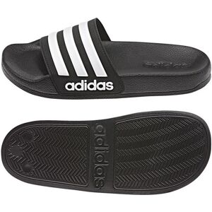 Adidas, Unisexe, Sandales, Kid's Adilette Shower Slides, Noir, Blanc, (38, 39, 39 1/3) - Publicité Adidas, Unisexe, Sandales, Kid's Adilette Shower Slides, Noir, Blanc, (38, 39, 39 1/3) - Publicité