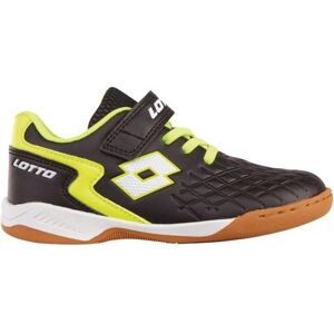 Chaussures Indoor Enfants Lotto - Noir-Jaune - Sportives - Publicité Chaussures Indoor Enfants Lotto - Noir-Jaune - Sportives - Publicité