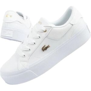 Lacoste, Femmes, Baskets, Chaussures à semelles compensées, Blanc, (35.5) - Publicité Lacoste, Femmes, Baskets, Chaussures à semelles compensées, Blanc, (35.5) - Publicité