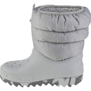 Crocs Garçons, Chaussons, Classic Neo Puff Boot Kids 207684-007 Taille 29, Gris, Argent, (29) - Publicité Crocs Garçons, Chaussons, Classic Neo Puff Boot Kids 207684-007 Taille 29, Gris, Argent, (29) - Publicité