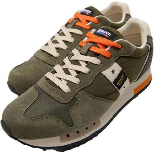 Blauer, Hommes, Baskets, Sportschuhe QUEENS Turnschuh, Vert, (44) - Publicité Blauer, Hommes, Baskets, Sportschuhe QUEENS Turnschuh, Vert, (44) - Publicité