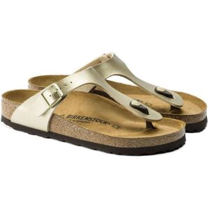 Birkenstock, Unisexe, Sandales, Gizeh Birko-Flor Étroit - 26655, Or, (42) - Publicité Birkenstock, Unisexe, Sandales, Gizeh Birko-Flor Étroit - 26655, Or, (42) - Publicité