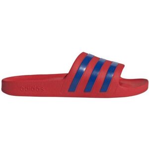 Adidas, Tongs, Adilette Aqua Flip-Flops, Bleu, Rouge, (47) - Publicité Adidas, Tongs, Adilette Aqua Flip-Flops, Bleu, Rouge, (47) - Publicité