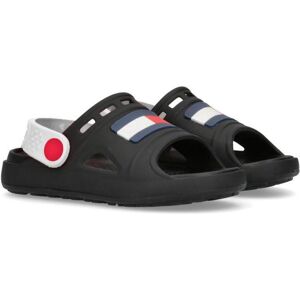 Tommy Hilfiger Garçons, Sandales, Jr Sandalen, Noir, (27) - Publicité Tommy Hilfiger Garçons, Sandales, Jr Sandalen, Noir, (27) - Publicité