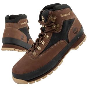 Timberland, Hommes, Bottes, Euro Hiker Leather - 61003, Marron, (44) - Publicité Timberland, Hommes, Bottes, Euro Hiker Leather - 61003, Marron, (44) - Publicité