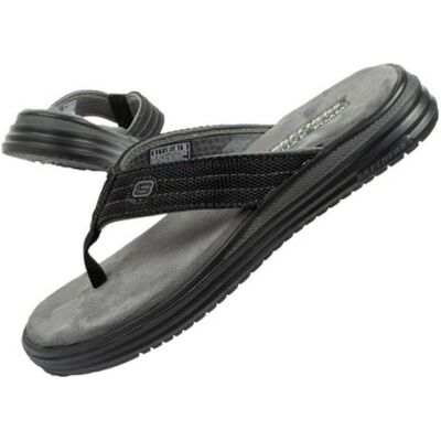 Skechers, Hommes, Tongs, Bewährte Flip-Flops, Noir, (41) - Publicité Skechers, Hommes, Tongs, Bewährte Flip-Flops, Noir, (41) - Publicité
