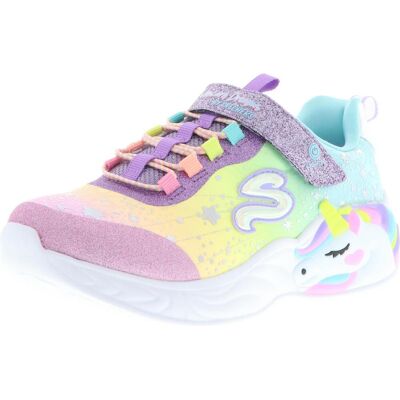 Skechers, Filles, Baskets, Baskets S-Lights Unicorn Dreams pour enfants, Multicolore, (34) - Publicité Skechers, Filles, Baskets, Baskets S-Lights Unicorn Dreams pour enfants, Multicolore, (34) - Publicité