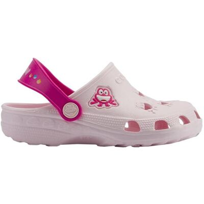 Coqui, Filles, Chaussons, Sabots Little Frog pour enfants rose 8701-100-5536A, Rose, (20) - Publicité Coqui, Filles, Chaussons, Sabots Little Frog pour enfants rose 8701-100-5536A, Rose, (20) - Publicité