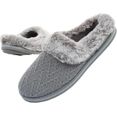 Skechers, Femmes, Chaussons, Hausschuhe, Gris, Argent, (36) - Publicité Skechers, Femmes, Chaussons, Hausschuhe, Gris, Argent, (36) - Publicité