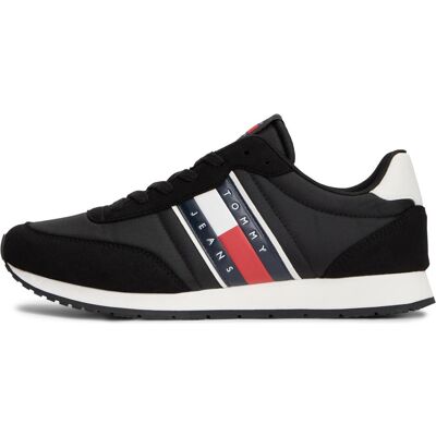 Tommy Hilfiger Baskets, Tjm Classic Runner, Noir, (40) - Publicité Tommy Hilfiger Baskets, Tjm Classic Runner, Noir, (40) - Publicité