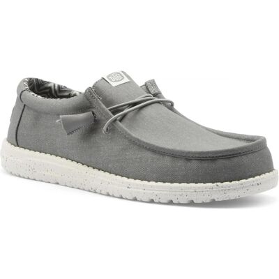 Hey Dude, Hommes, Baskets, Wally Canvas, Gris, (45) - Publicité Hey Dude, Hommes, Baskets, Wally Canvas, Gris, (45) - Publicité