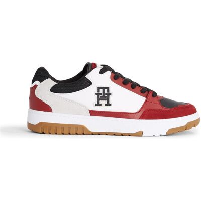 Tommy Hilfiger Baskets, Th Basket Street Chaussures pour hommes, Noir, (41) - Publicité Tommy Hilfiger Baskets, Th Basket Street Chaussures pour hommes, Noir, (41) - Publicité