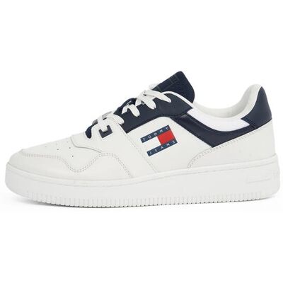 Tommy Hilfiger Hommes, Baskets, (New) Tjm Retro Basket Ess, Bleu, (46) - Publicité Tommy Hilfiger Hommes, Baskets, (New) Tjm Retro Basket Ess, Bleu, (46) - Publicité