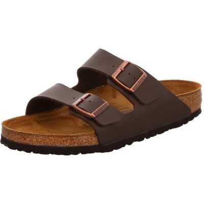 Birkenstock, Unisexe, Sandales, Arizona Birko-Flor Normal, Marron, (45) - Publicité Birkenstock, Unisexe, Sandales, Arizona Birko-Flor Normal, Marron, (45) - Publicité