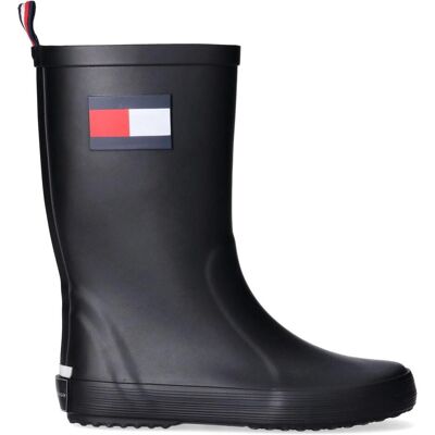 Tommy Hilfiger Unisexe, Bottes en caoutchouc, Flag, Noir, (30) - Publicité Tommy Hilfiger Unisexe, Bottes en caoutchouc, Flag, Noir, (30) - Publicité