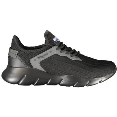 Blauer, Hommes, Baskets, Schwarzer Polyester Herren Sneaker, Noir, (40) - Publicité Blauer, Hommes, Baskets, Schwarzer Polyester Herren Sneaker, Noir, (40) - Publicité