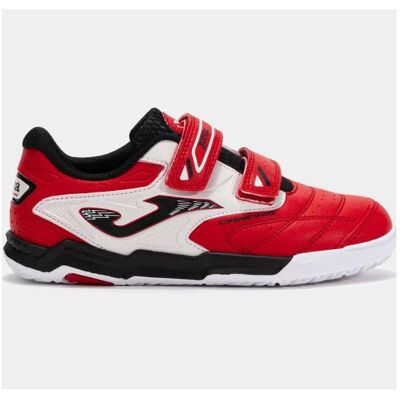 Joma, Garçons, Baskets, Cancha 2504 IN Junior Schuhe, Rouge, Blanc, (27) - Publicité Joma, Garçons, Baskets, Cancha 2504 IN Junior Schuhe, Rouge, Blanc, (27) - Publicité