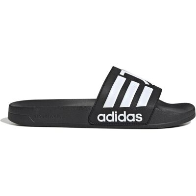 Adidas, Hommes, Chaussons, Adilette Shower Juventus - cblack/ftwwht/cblack, Noir, (43) - Publicité Adidas, Hommes, Chaussons, Adilette Shower Juventus - cblack/ftwwht/cblack, Noir, (43) - Publicité