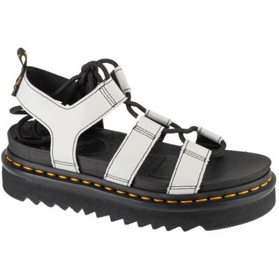 DR MARTENS Femmes, Sandales, Nartilla Sandalen für Damen, Blanc, Noir, (39) - Publicité DR MARTENS Femmes, Sandales, Nartilla Sandalen für Damen, Blanc, Noir, (39) - Publicité