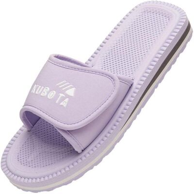 Kubota, Unisexe, Tongs, Velcro Classic Flip Flops Pastel Purple K25SS-100-001-10-1, Violet, (38) - Publicité Kubota, Unisexe, Tongs, Velcro Classic Flip Flops Pastel Purple K25SS-100-001-10-1, Violet, (38) - Publicité