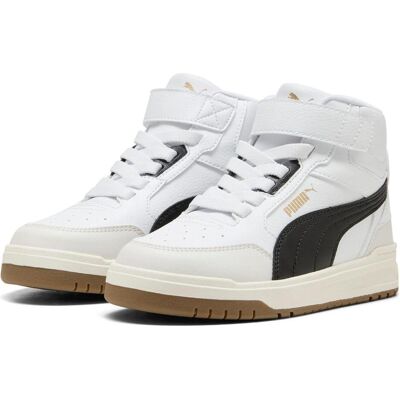 Puma, Unisexe, Baskets, Shuffle Downtown Mid AC+ PS, Gris, Noir, Blanc, (31) - Publicité Puma, Unisexe, Baskets, Shuffle Downtown Mid AC+ PS, Gris, Noir, Blanc, (31) - Publicité