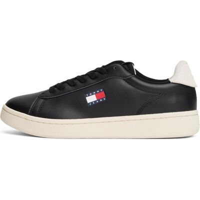 Tommy Hilfiger Femmes, Baskets, Tjw Archive Court, Noir, (40) - Publicité Tommy Hilfiger Femmes, Baskets, Tjw Archive Court, Noir, (40) - Publicité