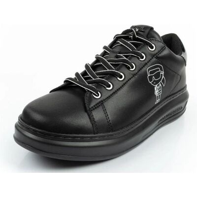 Karl Lagerfeld, Hommes, Baskets, men's shoes sneakers Kapri natural leather black, Noir, (42) - Publicité Karl Lagerfeld, Hommes, Baskets, men's shoes sneakers Kapri natural leather black, Noir, (42) - Publicité