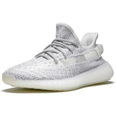 Adidas, Hommes, Baskets, Yeezy Boost 350 V2 3M Static Reflective Men's Sneakers - EF2367, Blanc, Gris, (49 1/3) - Publicité Adidas, Hommes, Baskets, Yeezy Boost 350 V2 3M Static Reflective Men's Sneakers - EF2367, Blanc, Gris, (49 1/3) - Publicité