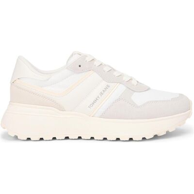 Tommy Hilfiger Hommes, Baskets, Tjw Cleated Runner Suede Mix, Gris, (41) - Publicité Tommy Hilfiger Hommes, Baskets, Tjw Cleated Runner Suede Mix, Gris, (41) - Publicité
