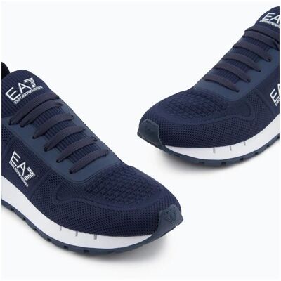 Giorgio Armani Emporio Armani, Hommes, Baskets, EA7 Legacy Knit Schuhe, Bleu, (44) - Publicité Giorgio Armani Emporio Armani, Hommes, Baskets, EA7 Legacy Knit Schuhe, Bleu, (44) - Publicité