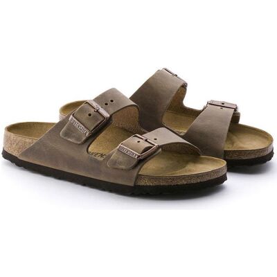 Birkenstock, Unisexe, Sandales, Arizona en cuir nubuck Normal, Marron, (38) - Publicité Birkenstock, Unisexe, Sandales, Arizona en cuir nubuck Normal, Marron, (38) - Publicité