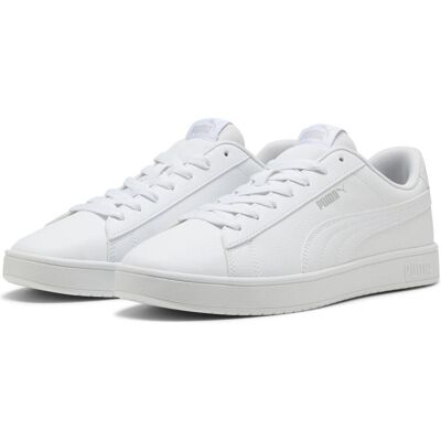 PUMA Rickie Classique Blanc-Gris Clair Baskets - Baskets - Publicité PUMA Rickie Classique Blanc-Gris Clair Baskets - Baskets - Publicité