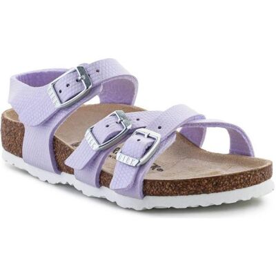 Birkenstock, Filles, Sandales, Kumba Shiny Lizard Jr Sandalen, Violet, (31) - Publicité Birkenstock, Filles, Sandales, Kumba Shiny Lizard Jr Sandalen, Violet, (31) - Publicité