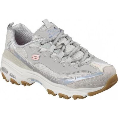 Skechers, Femmes, Baskets, Chaussures grises brillantes, Argent, Gris, (39.5) - Publicité Skechers, Femmes, Baskets, Chaussures grises brillantes, Argent, Gris, (39.5) - Publicité