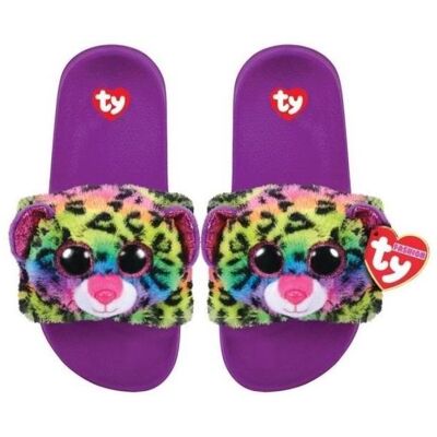 Ty, Filles, Chaussons, Gear Dot - Chaussons léopard colorés, Multicolore, (36, 37, 38, 39) - Publicité Ty, Filles, Chaussons, Gear Dot - Chaussons léopard colorés, Multicolore, (36, 37, 38, 39) - Publicité