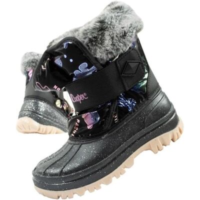Lee Cooper, Filles, Bottes, Kinderwinterstiefel, gefütterte Schneestiefel für Mädchen, schwarz, Noir, (27) - Publicité Lee Cooper, Filles, Bottes, Kinderwinterstiefel, gefütterte Schneestiefel für Mädchen, schwarz, Noir, (27) - Publicité