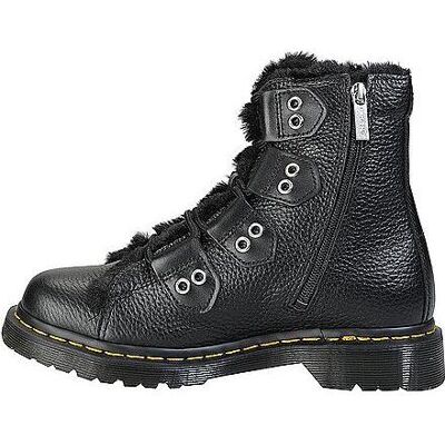 DR MARTENS Femmes, Bottes, Boots à lacets 1460 LTT FL, Noir, (39) - Publicité DR MARTENS Femmes, Bottes, Boots à lacets 1460 LTT FL, Noir, (39) - Publicité