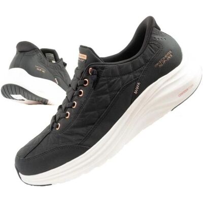Skechers, Femmes, Baskets, Mousse de contour Golden Hour, Noir, (41) - Publicité Skechers, Femmes, Baskets, Mousse de contour Golden Hour, Noir, (41) - Publicité